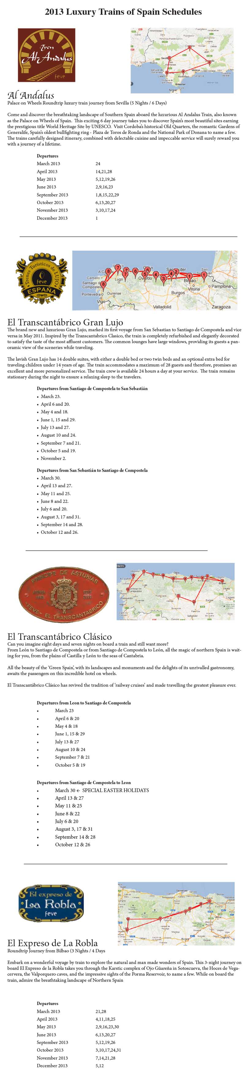 SCHEDULE TRAIN